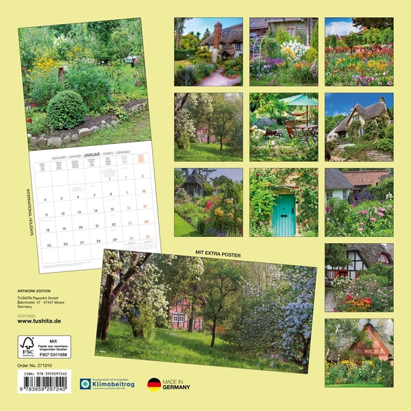 Бумажная книга «Bauerngarten / Cottage Garden / Jardin de Campagne 2027» - фото №1