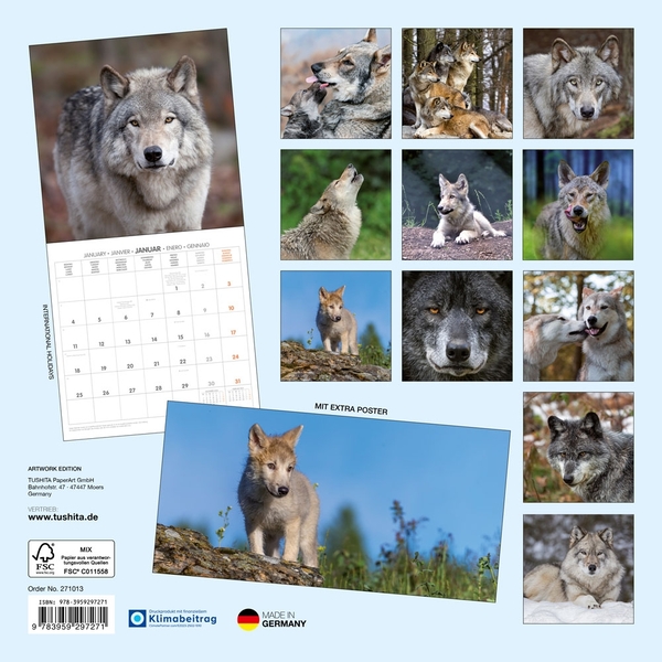 Паперова книга «Wölfe / Wolves / Loups 2027» - фото №1