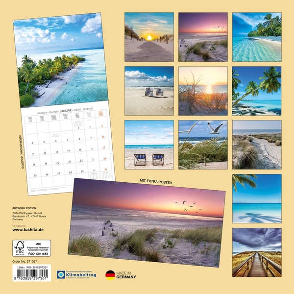 Паперова книга «Strand & Meer / Beach & Sea / Plage & Mer 2027» - фото №1