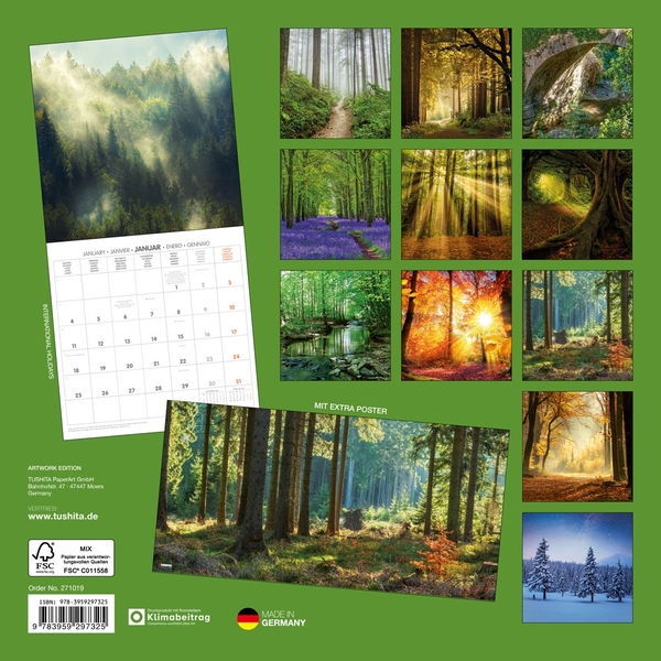 Паперова книга «Unser Wald / Forest Nature / Notre Forêt 2027» - фото №1