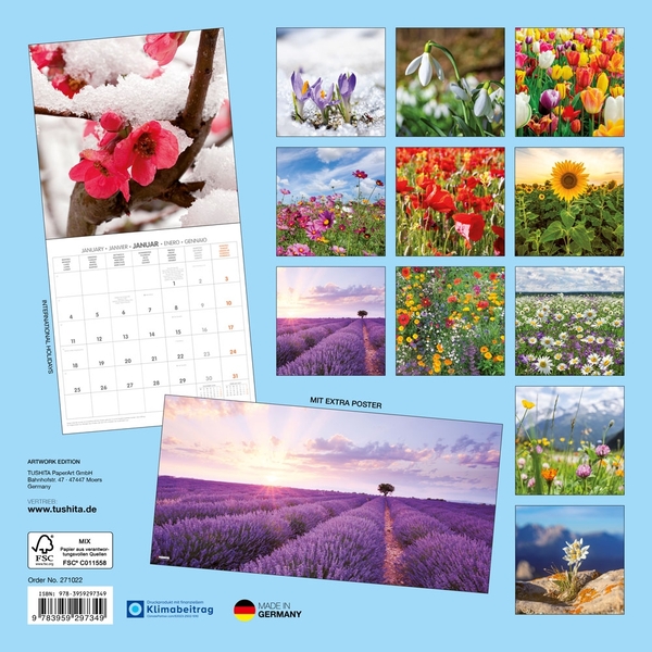 Паперова книга «Blumen / Flowers / Fleurs 2027» - фото №1