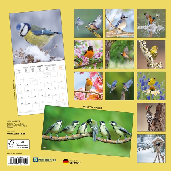 Паперова книга «Vögel / Birds / Oiseaux 2027» - фото №1