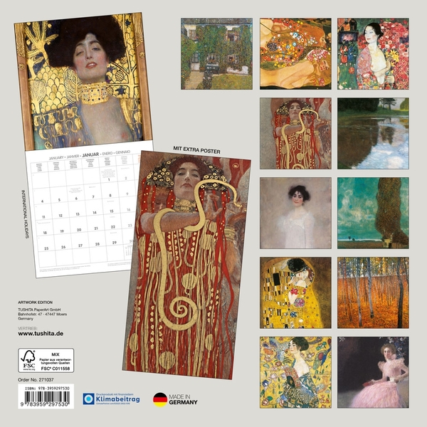 Паперова книга «Gustav Klimt 2027» - фото №1