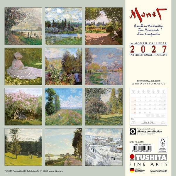 Паперова книга «Monet. A Walk in the Country 2027» - фото №1