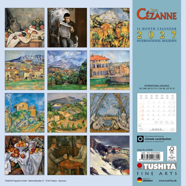 Бумажная книга «Paul Cezanne 2027» - фото №1