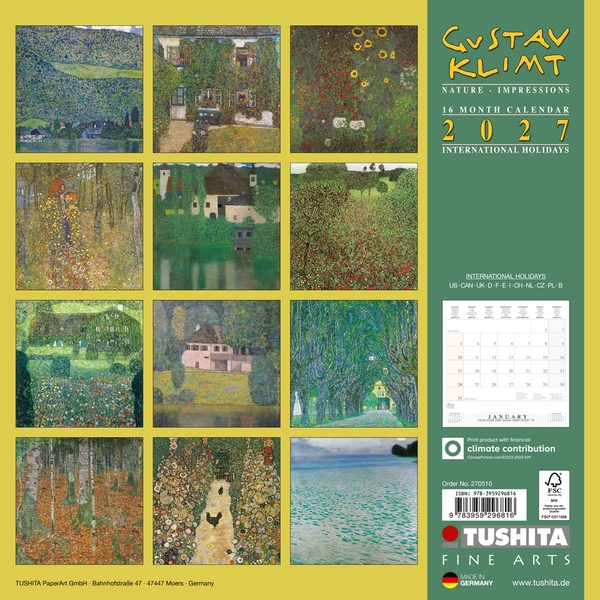 Бумажная книга «Gustav Klimt. Nature 2027» - фото №1