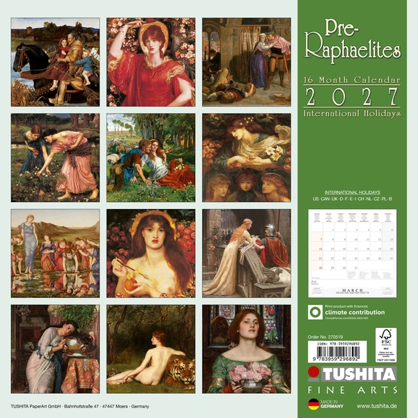 Бумажная книга «Pre-Raphaelites 2027» - фото №1