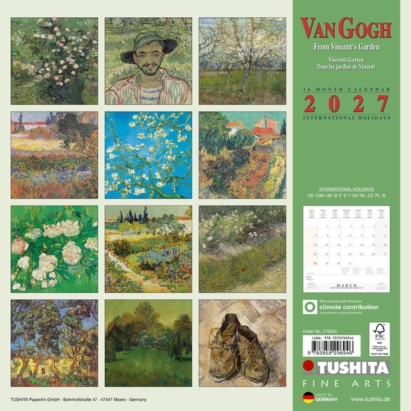 Бумажная книга «Van Gogh. From Vincent`s Garden 2027» - фото №1