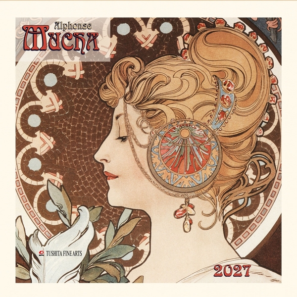 Бумажная книга «Alphonse Mucha 2027» - фото №1