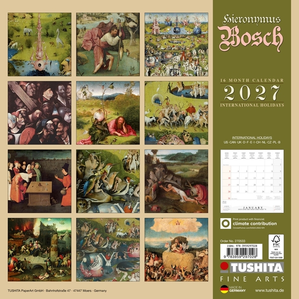 Паперова книга «Hieronymus Bosch 2027» - фото №1