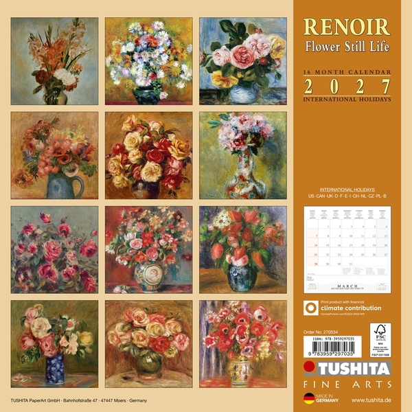 Паперова книга «Renoir. Flower Still Life 2027» - фото №1