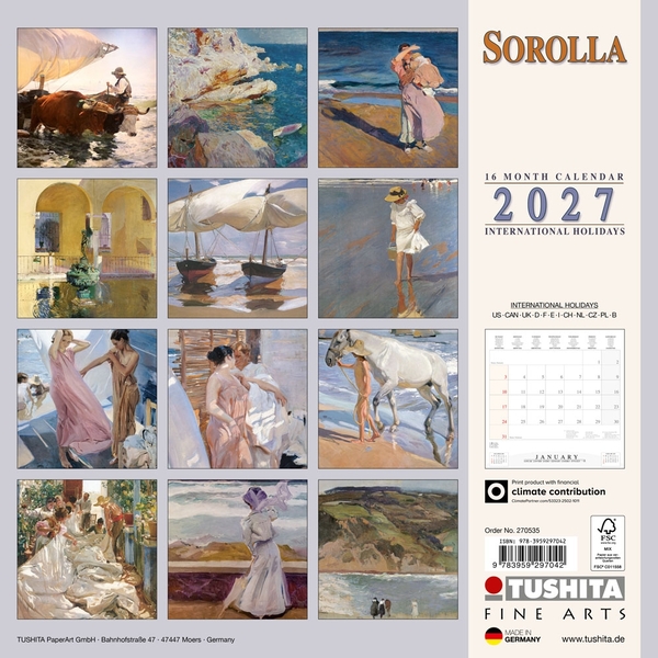 Бумажная книга «Sorolla 2027» - фото №1
