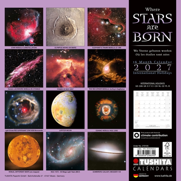 Бумажная книга «Where the Stars are Born 2027» - фото №1