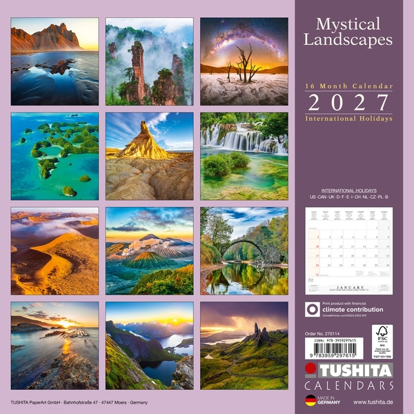 Паперова книга «Mystical Landscapes 2027» - фото №1