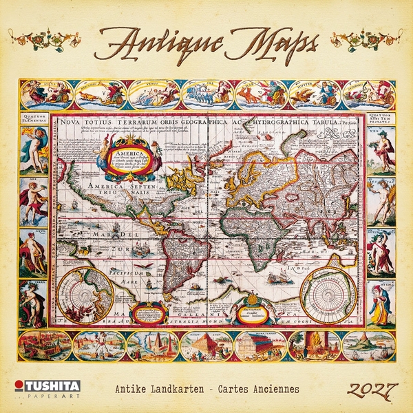 Бумажная книга «Antique Maps 2027» - фото №1