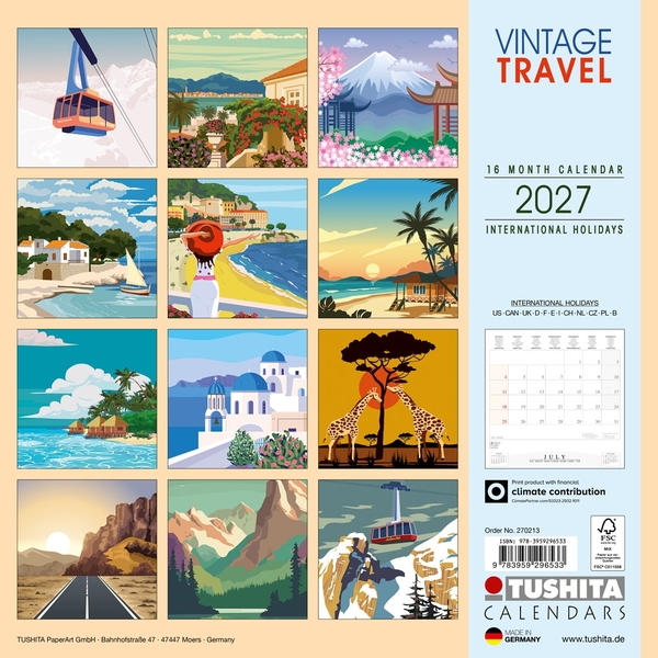 Бумажная книга «Vintage Travel 2027» - фото №1