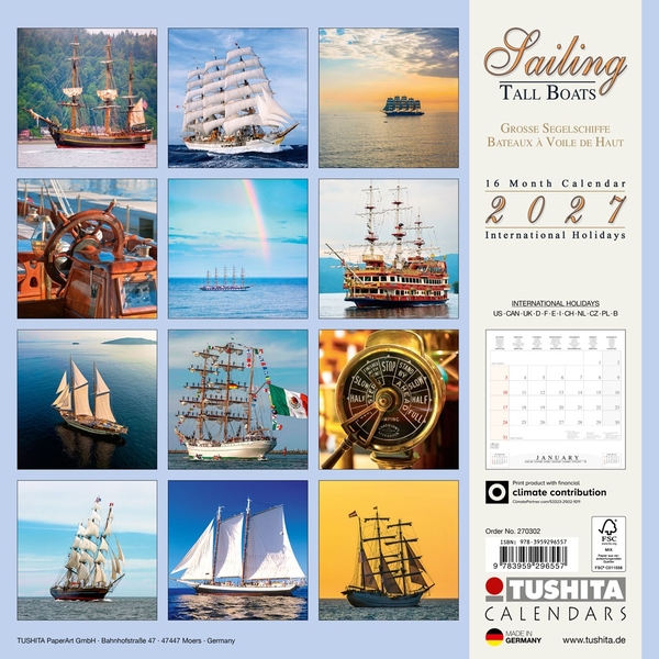 Бумажная книга «Sailing Tall Boats 2027» - фото №1