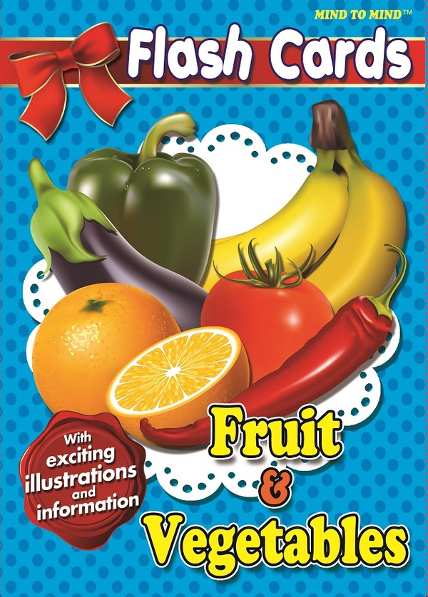 [object Object] «Medium Flash Cards Fruit & Vegetables» - фото №1