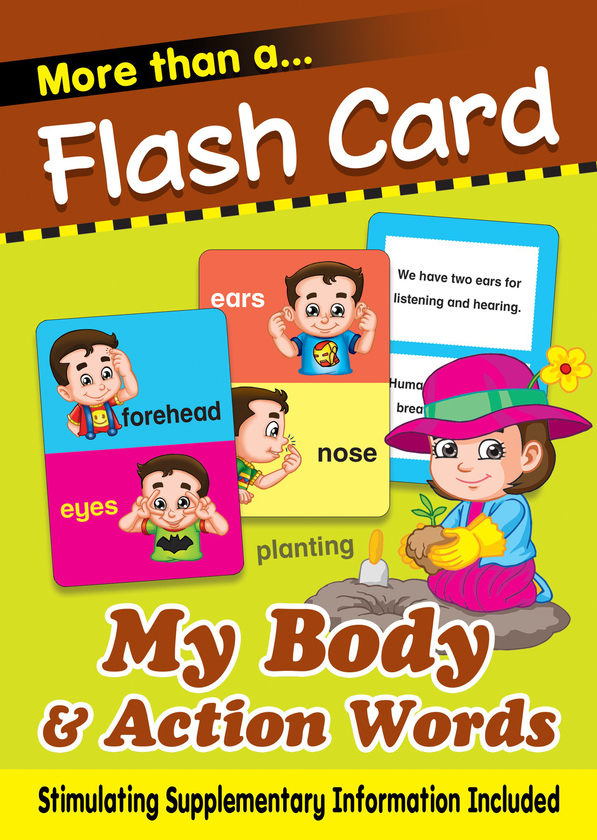[object Object] «More Than Flash Cards. My Body & Action Words. Revised» - фото №1