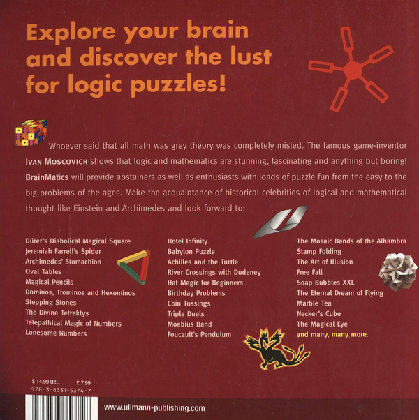 Бумажная книга «BrainMatics. More Logic Puzzles», автор Иван Москович - фото №1