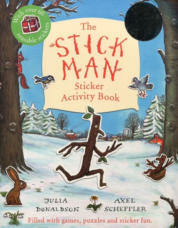 [object Object] «Stick Man Sticker Activity Book», автор Джулия Дональдсон - фото №1