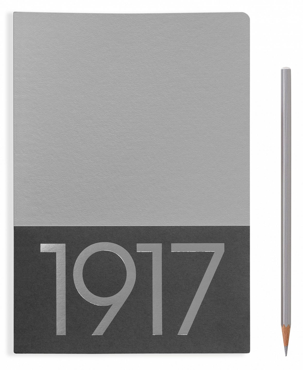  «Нотатник Leuchtturm1917 JottBook Середній Лінійка Срібний 2 шт (355534)», brand Leuchtturm1917 / Leuchtturm1917 /  - фото №1