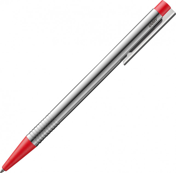 «Ручка шариковая Lamy Logo Хром Красная кнопка (4014519271383)», бренда Lamy - фото №1