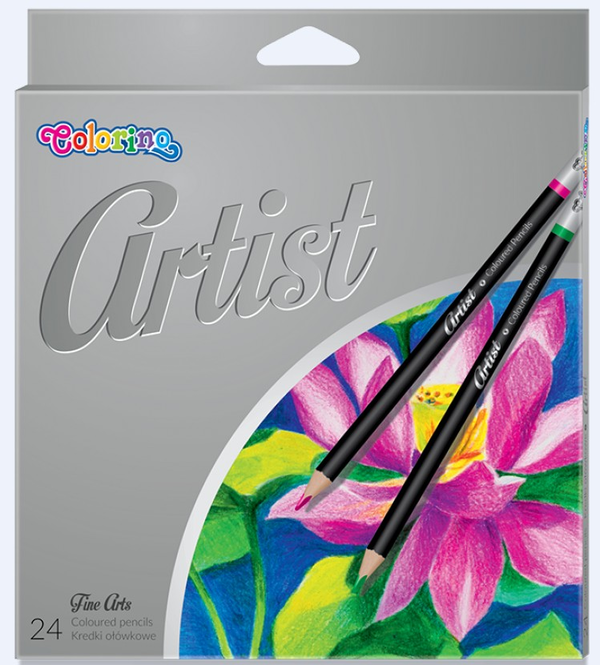  «Кольорові олівці Colorino Artist 24 кольори (65221PTR)», бренду Colorino - фото №1