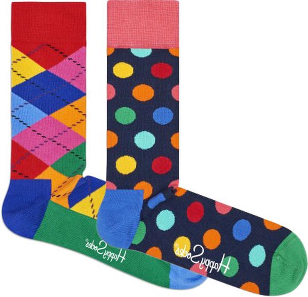 «Носки Happy Socks Big Dot Cracker Gift Box 2 пары 36-40 р (SXBDO02-6500)», бренда Happy Socks - фото №1