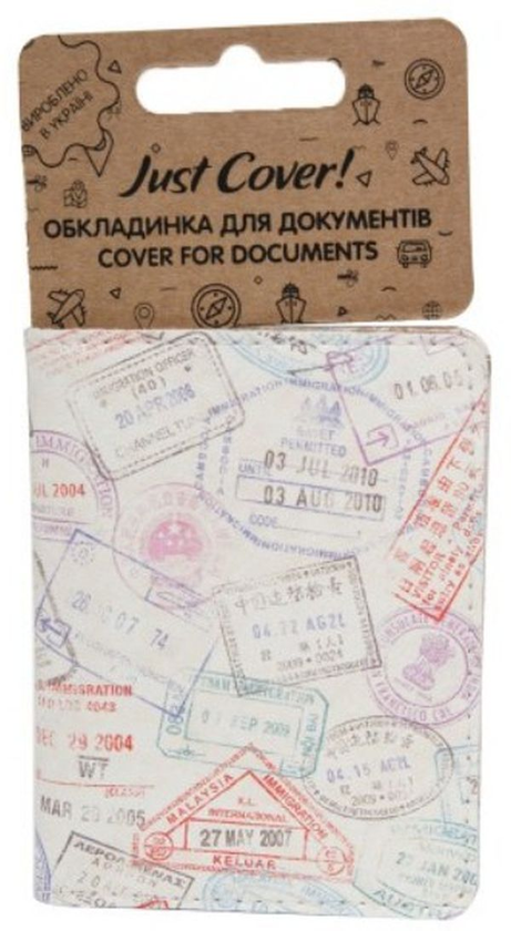 «Обложка для документов Just Cover Штампы (4823087001618)», бренда Just Cover - фото №1