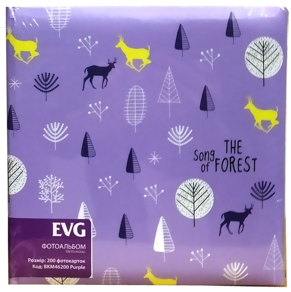  «Фотоальбом EVG Purple 10x15x200 (6518352)», бренда EVG - фото №1