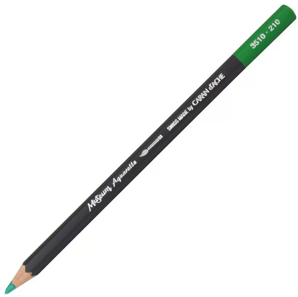 «Карандаш Caran d'Ache Museum Aquarelle Emerald green (3510.210)», бренда Caran d'Ache - фото №1