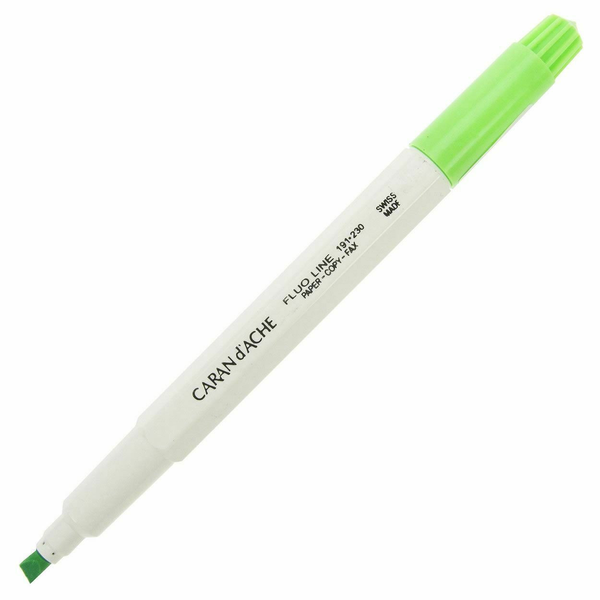«Маркер Caran d'Ache Highlighter Fluo Зеленый (191.230)», бренда Caran d'Ache - фото №1