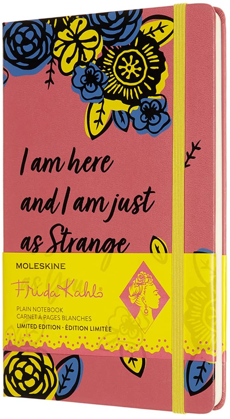  «Блокнот Moleskine Frida Kahlo Нелинованный Коралловый (LEFKQP062)», бренда Moleskine - фото №1