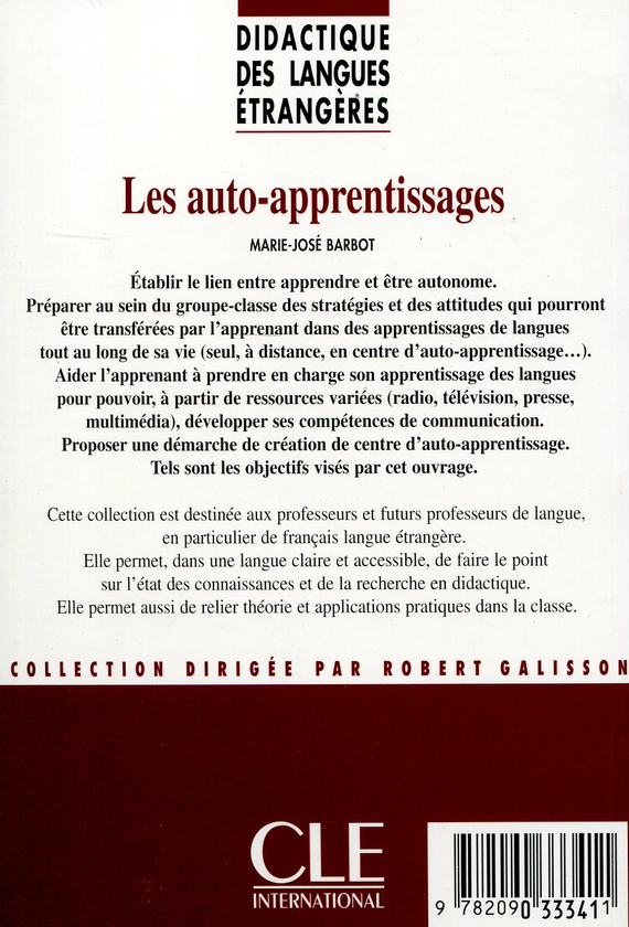 Бумажная книга «Les Auto-Apprentissages», автор Мари-Жозе Барбот - фото №1