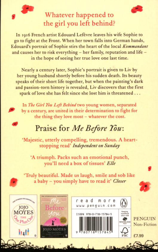 Бумажная книга «The Girl You Left Behind», автор Джоджо Мойес - фото №1