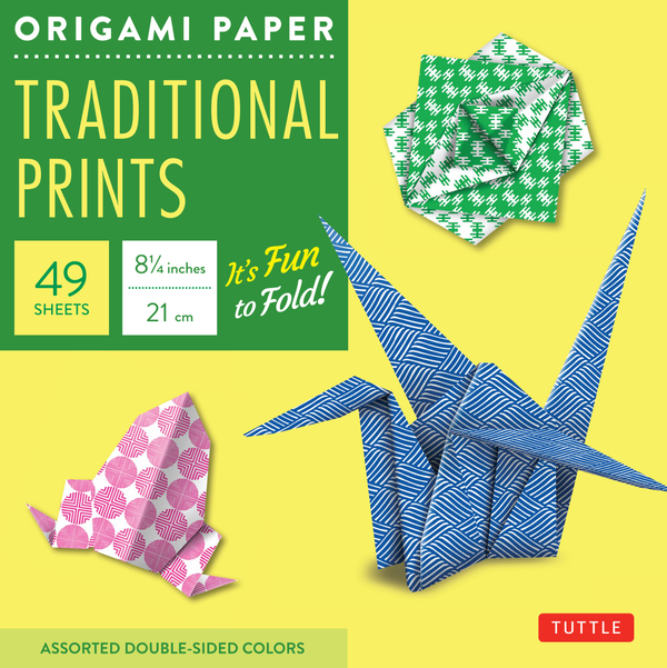 Бумажная книга «Origami Paper. Traditional Prints. 49 Sheets» - фото №1