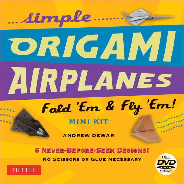 Паперова книга «Simple Origami Airplanes Mini Kit», автор Ендрю Дьюар - фото №1