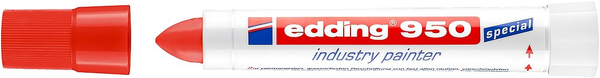  «Маркер Edding Industry Painter e-950 красный (e-950/02)», бренда Edding - фото №1