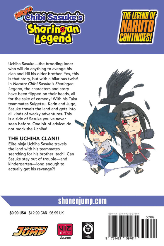 Бумажная книга «Naruto. Chibi Sasuke’s Sharingan Legend. Volume 3», авторов Масаси Кисимото, Кэндзи Тайра - фото №1