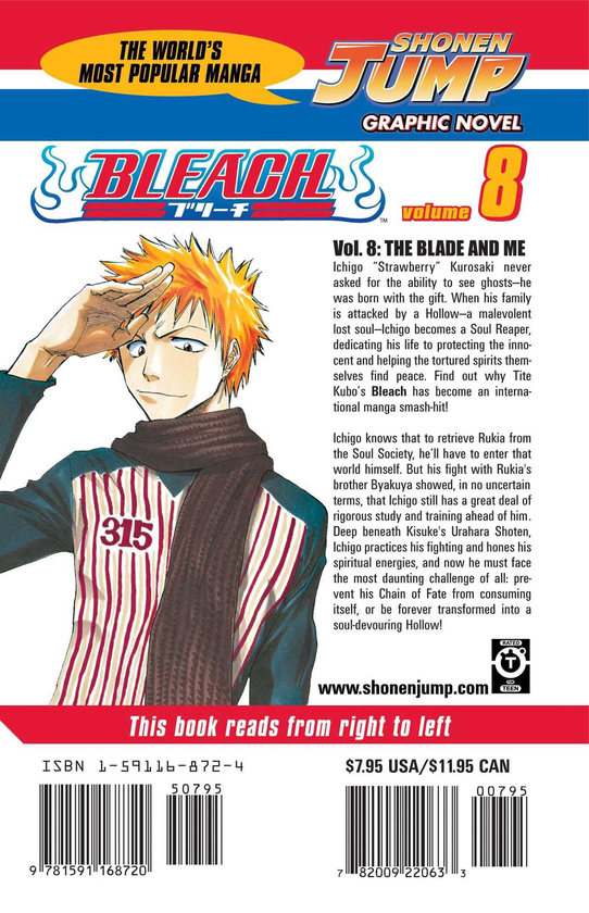 Паперова книга «Bleach. Volume 8», автор Тайто Кубо - фото №1