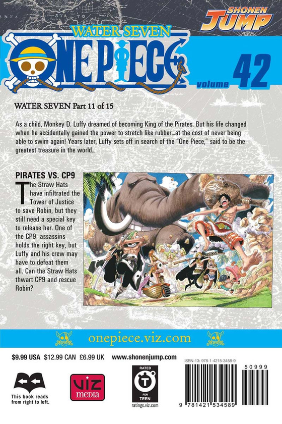 Паперова книга «One Piece. Volume 42», автор Еїтіро Ода - фото №1