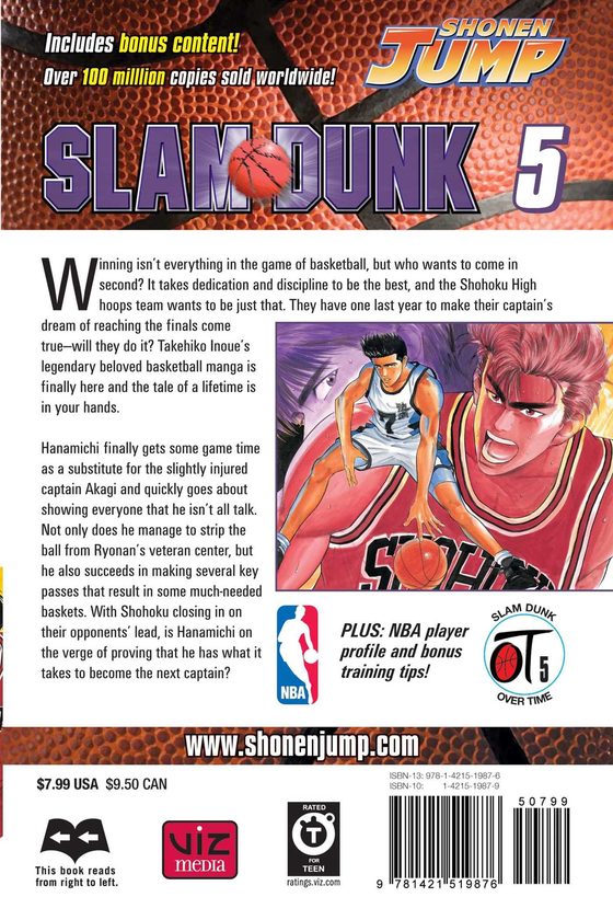 Паперова книга «Slam Dunk. Volume 5», автор Такехiко Iноуe - фото №1