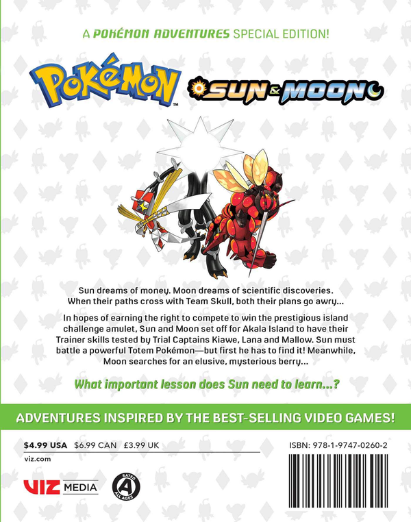 Паперова книга «Pokemon. Sun & Moon. Volume 3», автор Хiденорi Кусака - фото №1