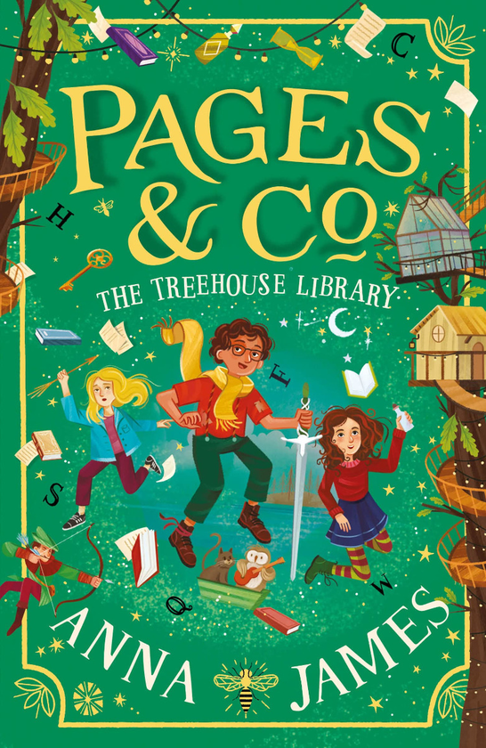 Паперова книга «Pages & Co.: The Treehouse Library», автор Анна Джеймс - фото №1