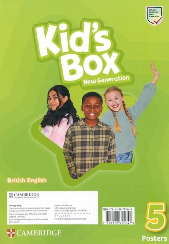Бумажная книга «Kid's Box New Generation Level 5 Posters British English», авторов Майкл Томлинсон, Кэролайн Никсон - фото №1