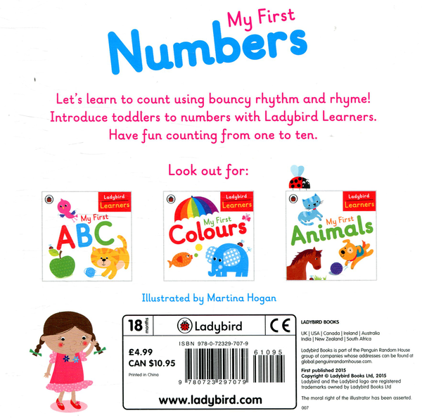 Бумажная книга «My First Numbers» - фото №1