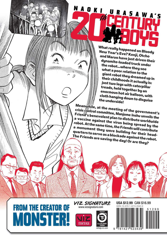 Бумажная книга «Naoki Urasawa's 20th Century Boys. Volume 8», автор Наоки Урасава - фото №1