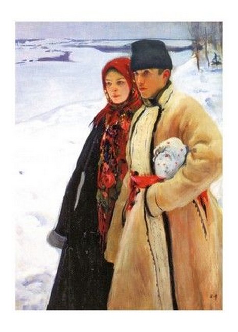 «Листівка Зима, 1905 (uaOM08)», бренда Artistic Card - фото №1
