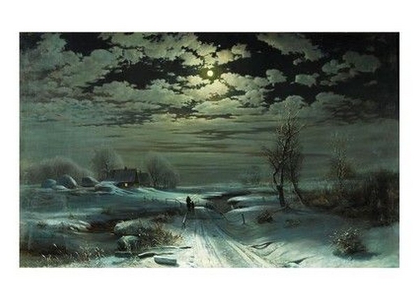 «Листівка Місячна ніч, 1890-і (uaEV03)», бренда Artistic Card - фото №1